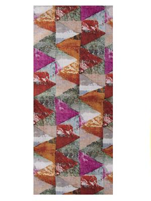 Houzzcode Painted Abstract Triangles Table Runner 30cm x 180cm 2