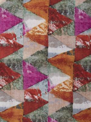 Houzzcode Painted Abstract Triangles Table Runner 30cm x 180cm 3