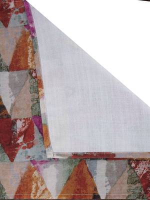 Houzzcode Painted Abstract Triangles Table Runner 30cm x 180cm 4