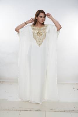 Dubai Kaftan Women Dress Long Gown Farasha Morocco Wear 3