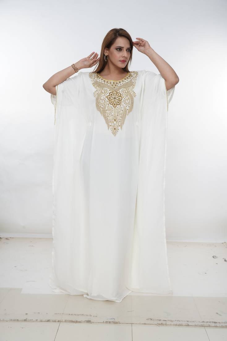 Dubai Kaftan Women Dress Long Gown Farasha Morocco Wear