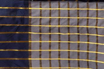 Kimisha Blue Cotton Silk Woven Saree With Running Blouse 4