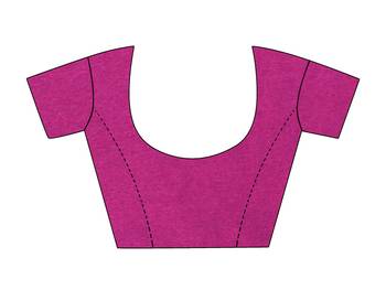 Kimisha Pink Cotton Silk Woven Saree With Running Blouse 3