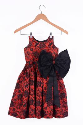 Kids Red Frock 1