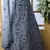 Grey Thread Embroidery Net Salwar