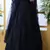 Navy Blue Thread Embroidery Net Salwar