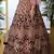 Peach Thread Embroidery Net Salwar