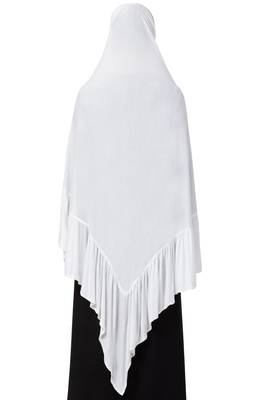 Plain Jersey Ready To Wear Hijab Khimar With Inner Cap Combo 5