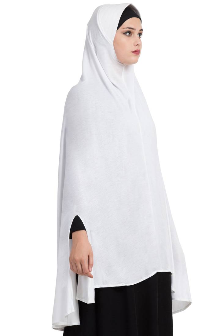 Jersey Ready To Wear Hijab Khimar With Inner Cap Combo