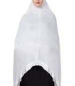 Plain Jersey Ready To Wear Hijab Khimar With Inner Cap Combo