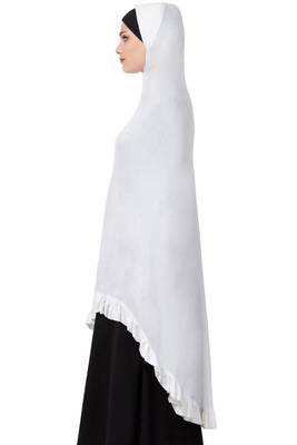 Plain Jersey Ready To Wear Hijab Khimar With Inner Cap Combo 4