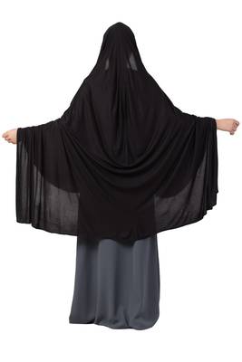 Rida Hijab Irani Chadar With Attached Nose Piece And Inner Cap 4