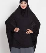 Plain Jersey Ready To Wear Prayer Hijab With Inner Cap Combo