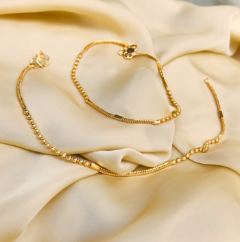 Gold anklets 2