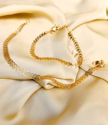 Gold anklets 2