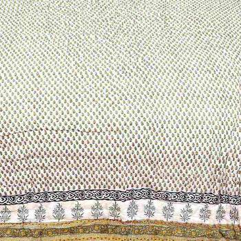 multicolor cotton handcrafted Jaipuri Razai (Quilt) 3