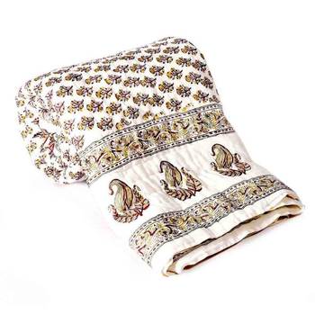 multicolor cotton Handcrafted Jaipuri Razai (Quilt) 1
