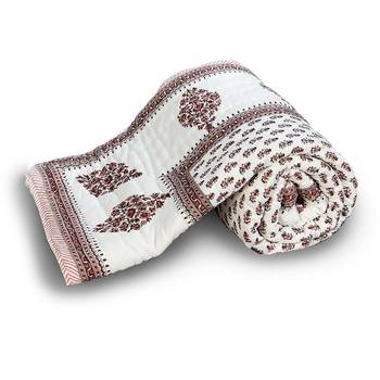 multicolor cotton Handcrafted Jaipuri Razai (Quilt) 1