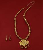 Amazing  Adjustable  Gold Plated Designer Pendant Set For Women Girl