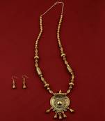 Designer Attractive Adjustable  Gold Plated Designer Pendant Set For Women Girl