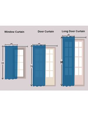 Indiancraft Evening View Doll Digital Printed Curtains for Window 3