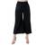black plain Cotton trousers
