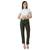 green plain Cotton trousers