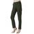 green plain Cotton trousers