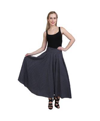 blue plain rayon trousers 1