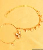 Pear Shaped Kundan Bridal Nose Ring