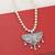 Stylish Fancy Silver Plated With Pearl  Pendant Mala Set For Women Girl