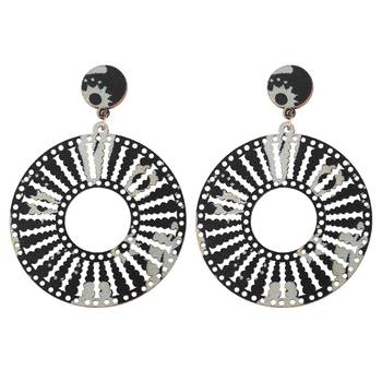 Designer Dangler Wooden Light Weight Earrings For Girls And Women. 2