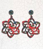 Attractive Wooden Light Weight Earrings For Girls And Women.