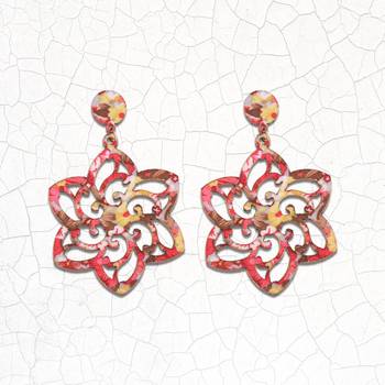 Elegant Dangler Wooden Earrings For Girls And Women 1