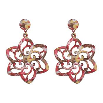 Elegant Dangler Wooden Earrings For Girls And Women 2