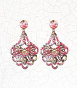 Handmade Designer Wooden Light Weight Earrings For Girls And Women.