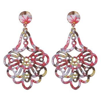 Handmade Designer Wooden Light Weight Earrings For Girls And Women. 2