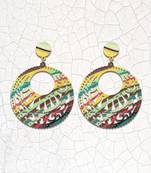 Handmade Party Wear Natural Wood Earring For Perfect And Different Look For Women