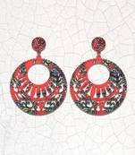 Stylish Designer Light Weight Wooden Earrings For Girls And Women