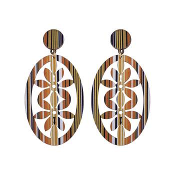 Handmade Stylish Wooden Light Weight Earrings For Girls And Women. 2