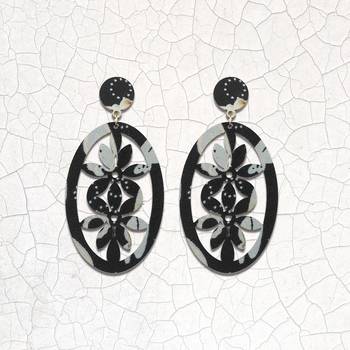 Attractive Wooden Light Weight Dangle Earrings For Girls And Women. 1