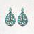 Party Wear Drop Wooden Light Weight Earrings For Girls And Women.