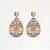 Elegant Designer Light Weight Dangle Wooden Earrings For Girls And Women.
