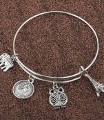 Different Stylish Oxidised Adjustable Bracelet For Women Girls