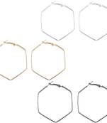 Different Shape Attractive Stylish Earring Combo For Women Girl.