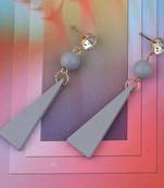 Antique Diamond  Wooden Dangler Earrings Perfect And Different Look For Women Girl.