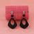 Stylish Dangler Diamond Wooden Earrings  Light Weight For Girls And Women
