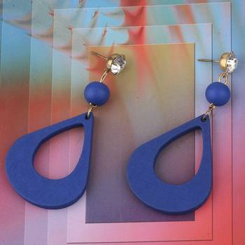 Antique Natural Diamond Wooden Dangler Earrings For Girls And Women. 1