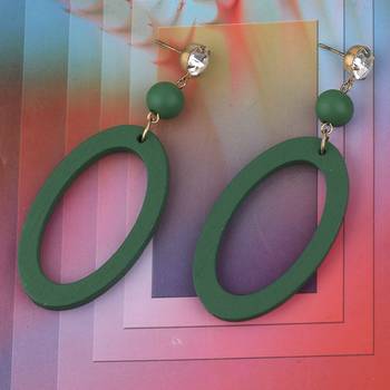 Exclusive  Diamond  Dangler Wooden Earrings For Girls And Women 1