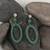 Exclusive  Diamond  Dangler Wooden Earrings For Girls And Women